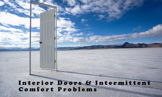 Interior Doors and Intermittent HVAC Comfort Problems