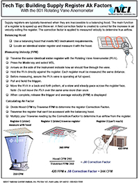 Building #HVAC Airflow Correction Factor Calculations