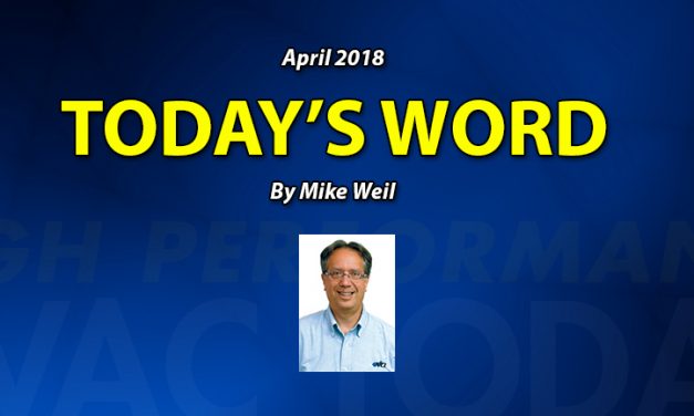 April 2018 Today’s Word