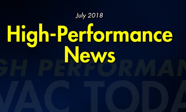 July 2018 High Performance HVAC News