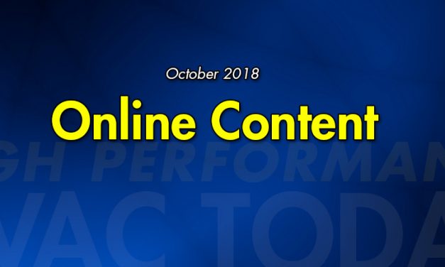 October 2018 Online Content