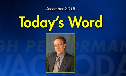 Today’s Word – As 2018 Comes to a Close …