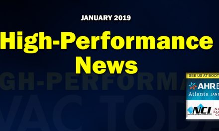 January 2019 High-Performance HVAC News