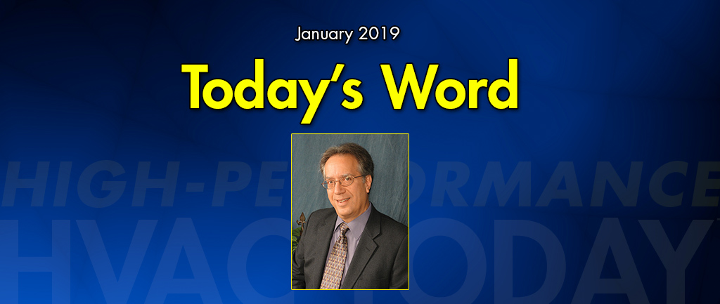 January 2019 Today’s Word