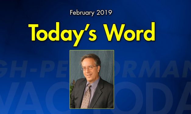 February 2019 Today’s Word