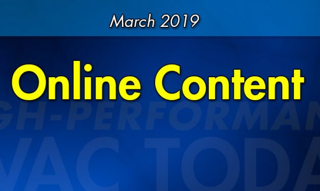March 2019 Online Content