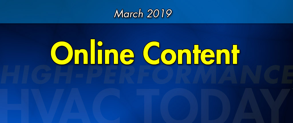 March 2019 Online Content