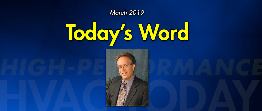 March 2019 Today’s Word