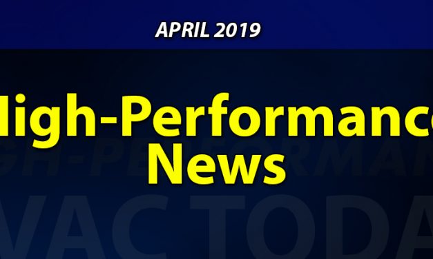 April 2019 High-Performance HVAC News
