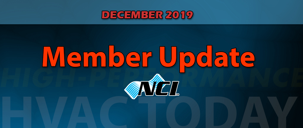December 2019 Member Update