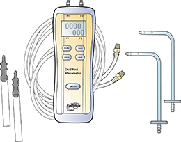 The Manometer is one instrument that helps determine evaporator performance