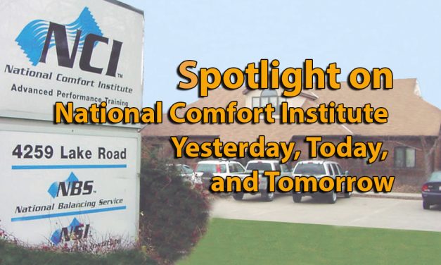 National Comfort Institute Yesterday, Today, and Tomorrow