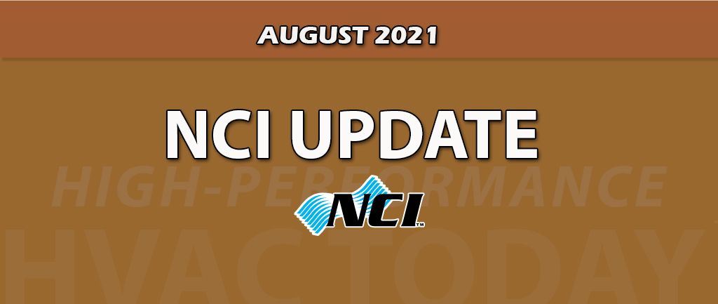 August 2021 NCI Membership Update