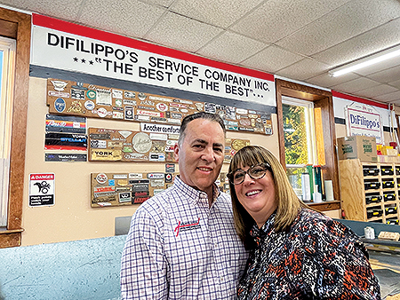 Vince and Laura DiFilippo are the owners of 50-year-old DiFilippo's Service Co.