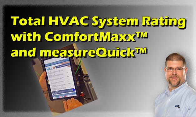 Total HVAC System Rating with ComfortMaxx™ and measureQuick™