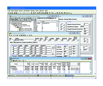 Screen shot from Elite Software RHVAC program