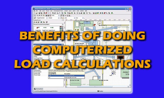 Benefits of Doing Computerized Load Calculations