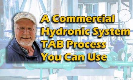 A Commercial Hydronic System TAB Process You Can Use