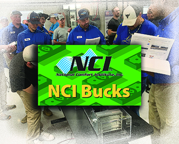NCI Bucks can go toward reducing training expenses