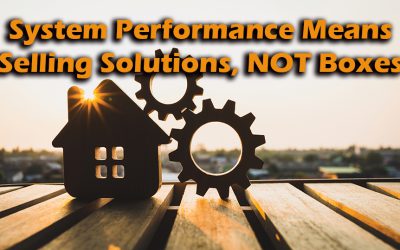 System Performance Means Selling Solutions, Not Boxes