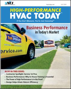 High-Performance HVAC Today - July 2024