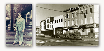 Historic photos of R.E. Michel founder Robert Emory Michel and the first headquarters building in Baltimore, MD.