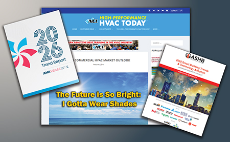 Some of the source materials used in this commercial HVAC market outlook article.