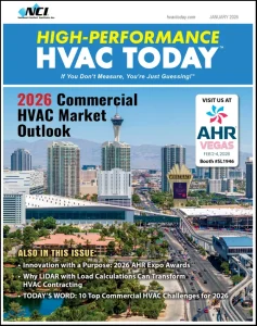 High-Performance HVAC Today - January 2026 Cover
