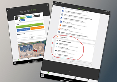 The measureQuick ComfortMaxx app project reports geared towarn consumers and contractors