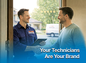 Your HVAC reputation reviews really depend on your techs, who are your brand.