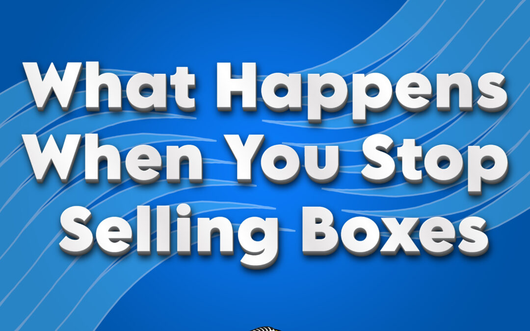 What Happens When You Stop Selling Boxes